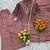 Women's brown silk blend embroidered kurta set with dupatta and palazzo