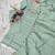 Women's light green chanderi straight kurta set with dupatta and pant