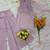 Wome's lavender silk blend straight kurti palazzo set with dupatta