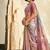 mauve soft handloom silk blend saree