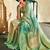 light green soft handloom silk blend saree