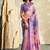 lavender soft handloom silk blend saree