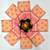 Peach wine silk blend banarasi saree with unstitched blouse piece