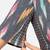 Side smocked stretchable grey ikkat cotton printed non padded readymade saree blouse