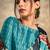 multicolour printed crepe casual wear saree