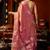 Magenta zari woven tissue traditional saree with blouse