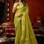 Green zari woven tissue traditional saree with blouse
