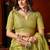 Green zari woven tissue traditional saree with blouse