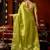 Green zari woven tissue traditional saree with blouse