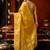 Yellow zari woven tissue traditional saree with blouse
