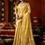 Light yellow zari woven tissue traditional saree with blouse