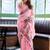 Baby pink handloom woven linen jacquard traditional saree with blouse