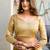 mustard zari woven cotton blend jacquard traditional saree with blouse