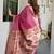 magenta zari woven cotton blend jacquard traditional saree with blouse