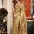 beige zari woven kota paithani traditional saree with blouse