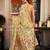 beige zari woven kota paithani traditional saree with blouse