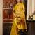 yellow zari woven kota paithani traditional saree with blouse