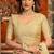 beige zari woven cotton blend traditional saree with blouse
