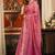pink zari woven cotton blend traditional saree with blouse