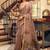 coffee litchi work kolkata cotton blend traditional saree with blouse
