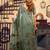 teal green litchi work kolkata cotton blend traditional saree with blouse