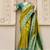 pear banarasi silk blend festive wear saree