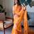 Designer Ready To Wear Floral Lehenga Saree With Ruffle Pallu