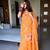 Designer Ready To Wear Floral Lehenga Saree With Ruffle Pallu