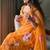 Designer Ready To Wear Floral Lehenga Saree With Ruffle Pallu