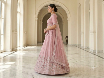 new designer party wear lehanga  2