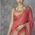 salmon cotton silk festival wear saree