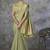 sage green cotton silk festival wear saree