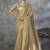 beige cotton silk festival wear saree