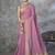 onion pink cotton silk festival wear saree