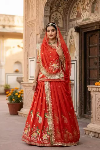 new designer rajasthani  lehanga 
