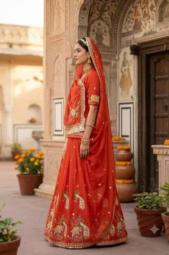 new designer rajasthani  lehanga 