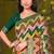 multiclour tussar printed party wear saree