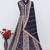 Blue heavy fox georgette embroidery & sequin work anarkali suit
