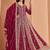 Rani pink heavy fox georgette embroidery & sequin work anarkali suit