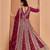 Rani pink heavy fox georgette embroidery & sequin work anarkali suit