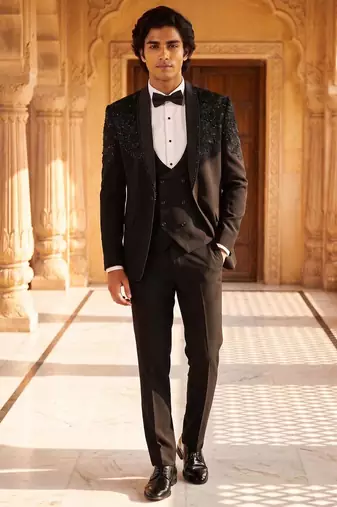 Outluk vol. 56 presents heavy lachaka bledger set with cotton lining, intricate handwork & designer party wear