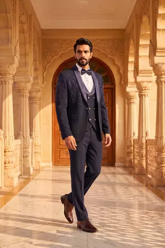 Outluk vol. 56 presents heavy lachaka bledger set with cotton lining, intricate handwork & designer party wear