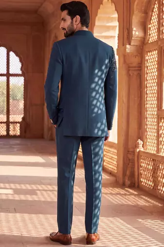Outluk vol. 56 presents heavy lachaka bledger set with cotton lining, intricate handwork & designer party wear