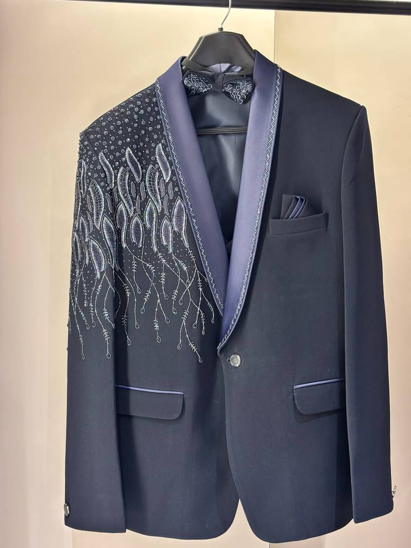 Outluk vol. 56 presents heavy lachaka bledger set with cotton lining, intricate handwork & designer party wear