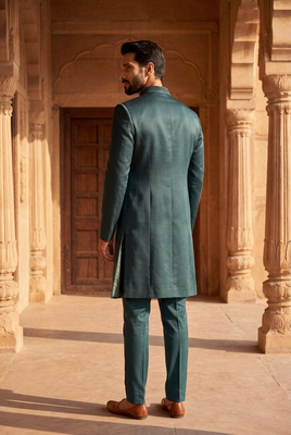 Outluk vol. 56 presents heavy lachaka 2-piece long jodhpuri with cotton lining, intricate handwork & designer look. 2