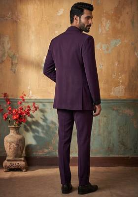 Heavy lachaka 3-piece short jodhpuri featuring intricate handwork, cotton lining, and a luxurious designer finish. 3