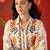 Off white floral printed pure cotton shirt collar tunic co-ord set