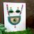 Green crystal bead fabric neckset