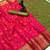 pink floral woven design patola saree with blouse