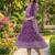 Women's Purple Floral Printed Pure Cotton Kurti | Comfortable Casual Wear